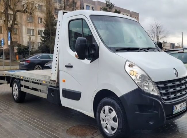 Laweta na parkingu